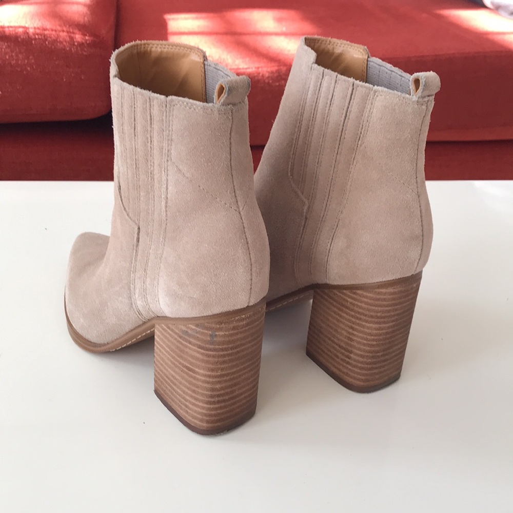 Marc Fisher Suede Pointed Toe Booties - image 2